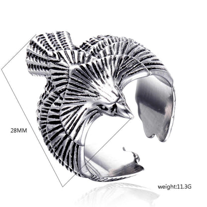 Freedom Eagle Ring | Premium Alloy - For Men | Includes: Ring