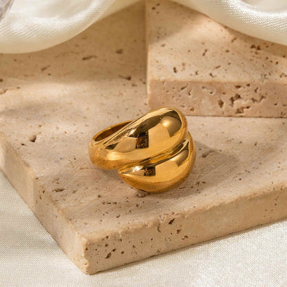 Chunky GenZ Ring | 18K PVD Gold Plated - For Women | Includes: Ring