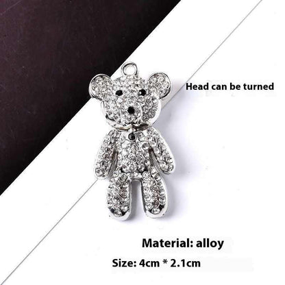 Cute Teddy Necklace | Premium Alloy - For Women | Includes: Necklace
