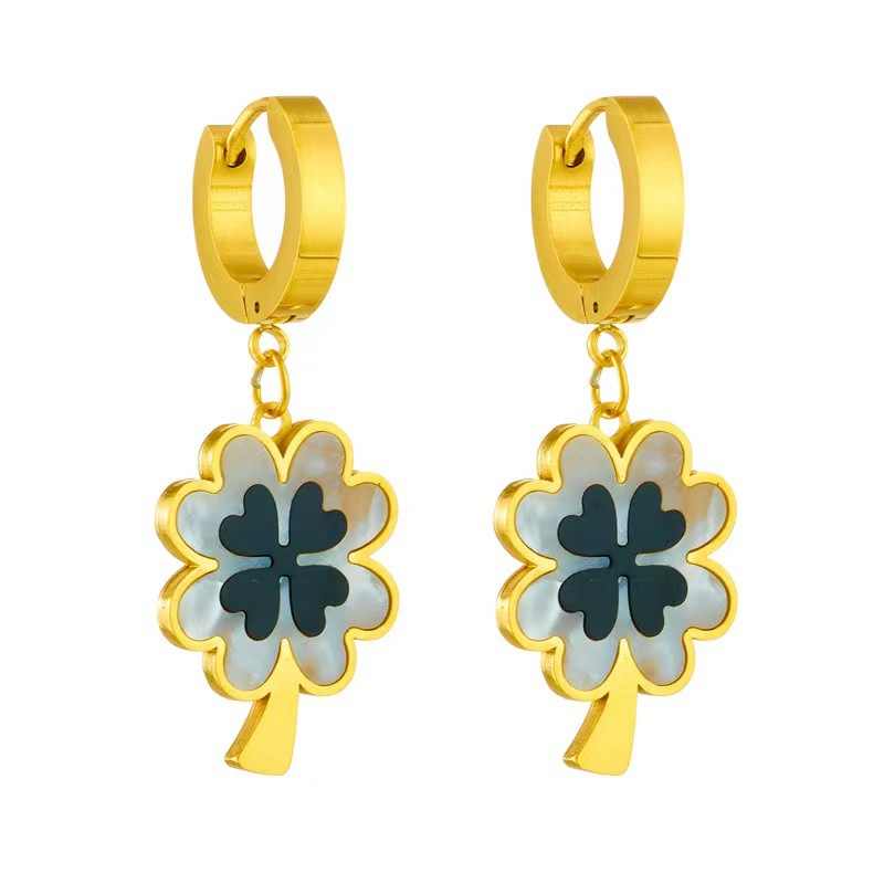 Floral Fusion Set | PVD 18K Gold Plated, Waterproof & Anti-tarnish- For Women | Includes: Necklace, Earrings