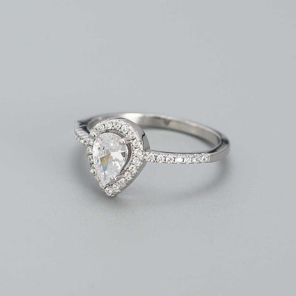 Ethereal Bond Ring | 925 Silver & Zircon - For Women | Includes: Ring