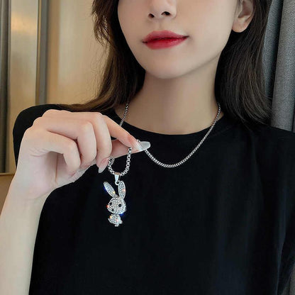 Whimsical Rabbit Necklace | Premium Alloy - For Women | Includes: Necklace