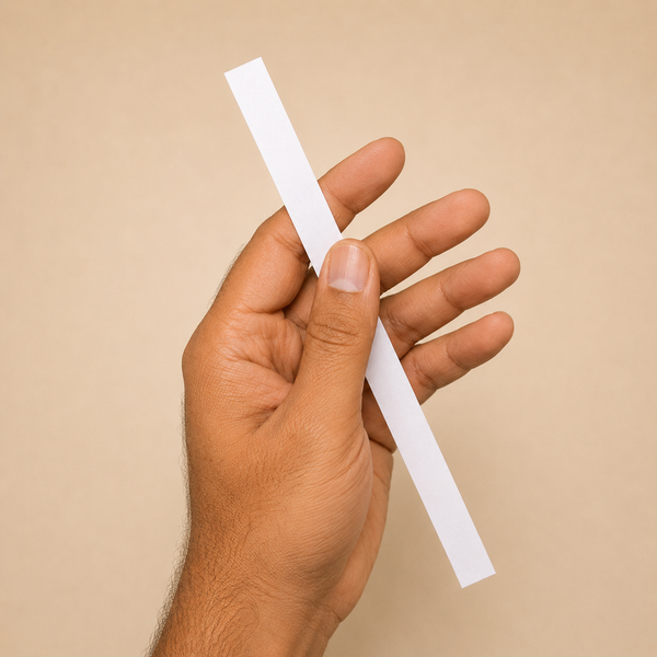 Cut a thin strip of paper