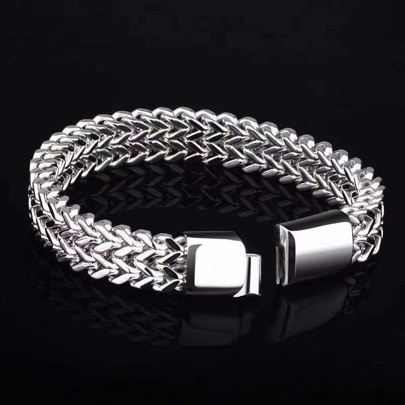 Strong Steel Woven Bracelet | Stainless Steel - For Men | Includes: Bracelet