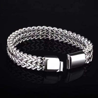 Strong Steel Woven Bracelet | Stainless Steel - For Men | Includes: Bracelet