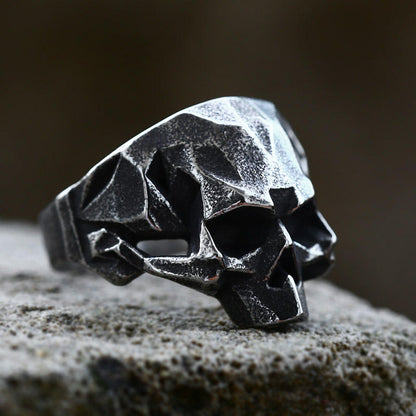 Viking Skull Ring | Stainless Steel– For Men | Includes: Ring