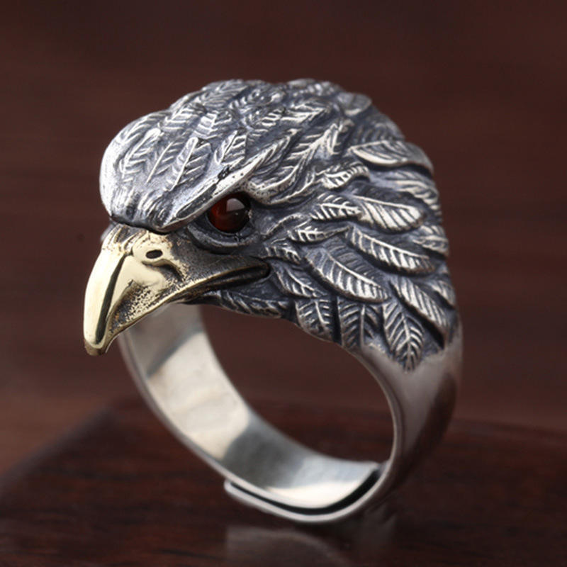 Falcon Tough Ring Flexi Size | REAL STEEL - For Men | Includes: Ring