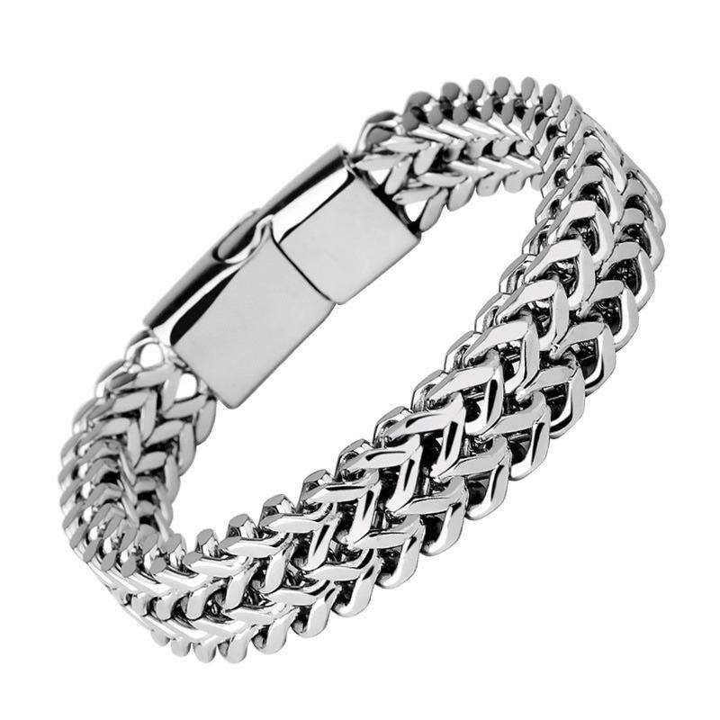 Strong Steel Woven Bracelet | Stainless Steel - For Men | Includes: Bracelet