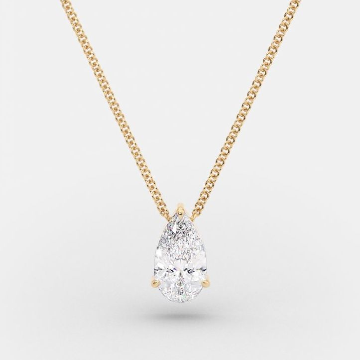 Dia Clear Zircon Dainty Necklace | 18K PVD Gold Plated - For Women | Includes: Necklace