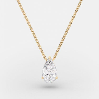 Dia Clear Zircon Dainty Necklace | 18K PVD Gold Plated - For Women | Includes: Necklace