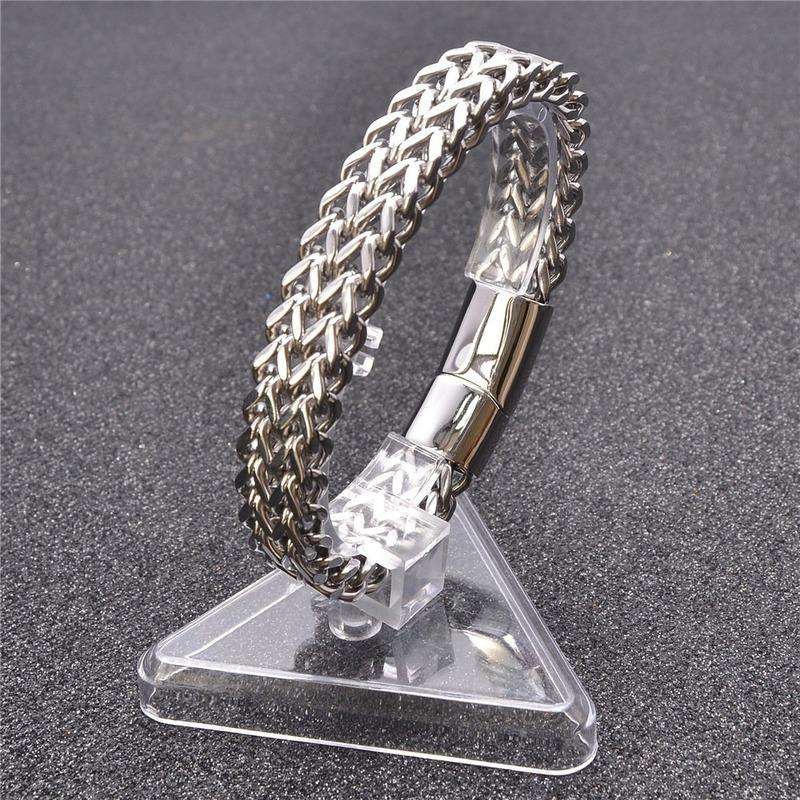 Strong Steel Woven Bracelet | Stainless Steel - For Men | Includes: Bracelet