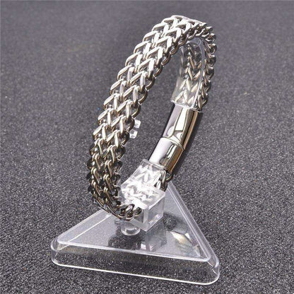 Strong Steel Woven Bracelet | Stainless Steel - For Men | Includes: Bracelet