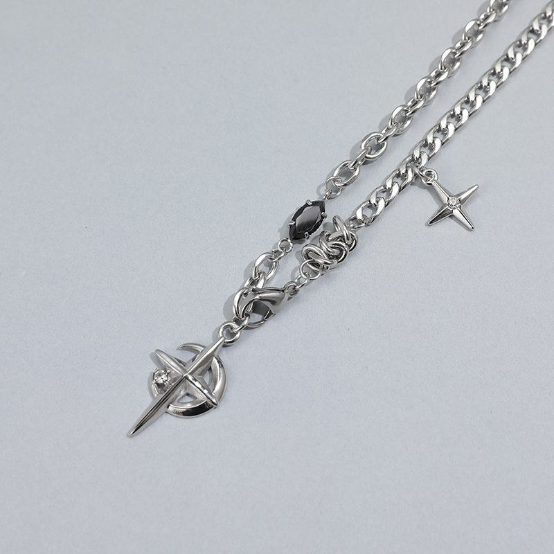 Northern Star Necklace | REAL STEEL- For Men| Includes: Necklace