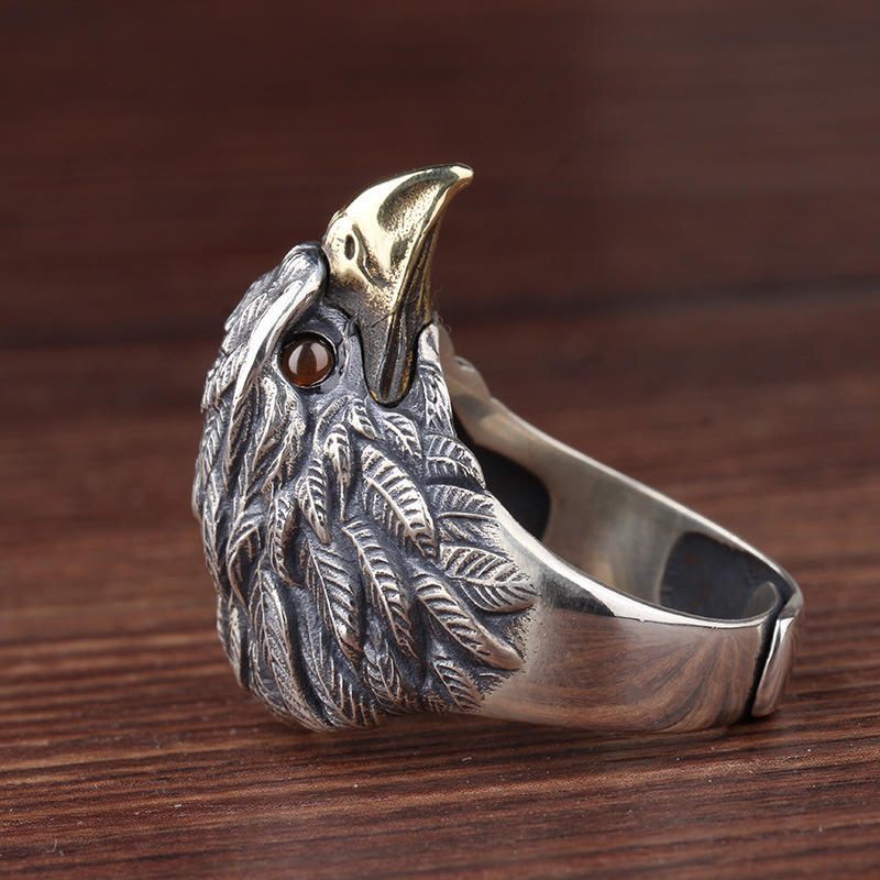 Falcon Tough Ring Flexi Size | REAL STEEL - For Men | Includes: Ring
