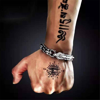 Steel Dragon Bracelet | Premium Alloy - For Men | Includes: Bracelet