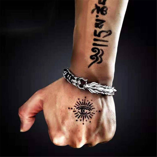 Steel Dragon Bracelet | Premium Alloy - For Men | Includes: Bracelet