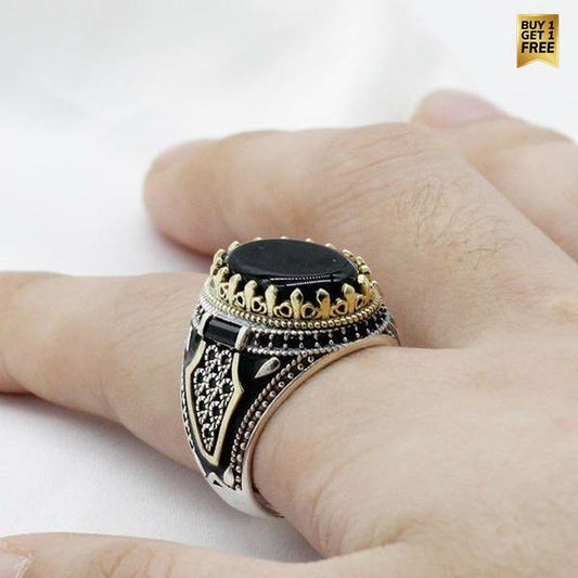 Royal Mystic Zircon Ring | Premium Alloy– For Men | Includes: Ring