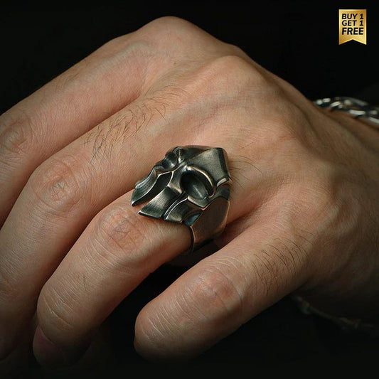 Knight Warrior Ring | REAL STEEL– For Men | Includes: Ring