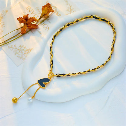 Mystic Heart Necklace | 18K PVD Gold Plated - For Women | Includes: Necklace