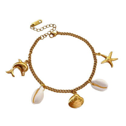 Sea fortune Bracelet | 18K PVD Gold Plated - For Women | Includes: Bracelet