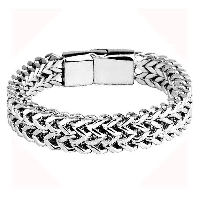 Strong Steel Woven Bracelet | Stainless Steel - For Men | Includes: Bracelet