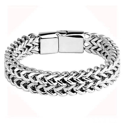 Strong Steel Woven Bracelet | Stainless Steel - For Men | Includes: Bracelet