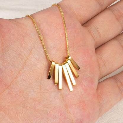 Ultra Modern Roman Necklace | 18K PVD Gold Plated - For Women | Includes: Necklace