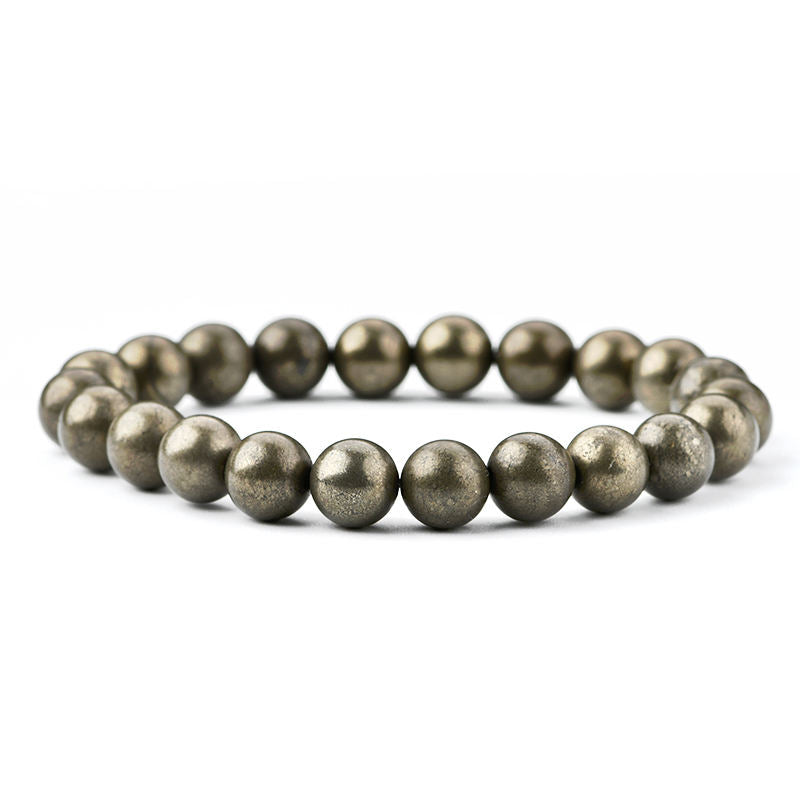 Wealthy Strength Pyrite Bracelet | Pyrite Stone - For Men | Includes: Bracelet