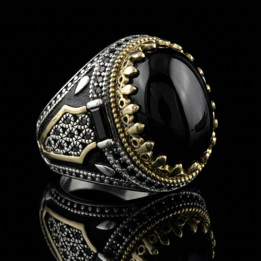 Royal Mystic Zircon Ring | Premium Alloy– For Men | Includes: Ring
