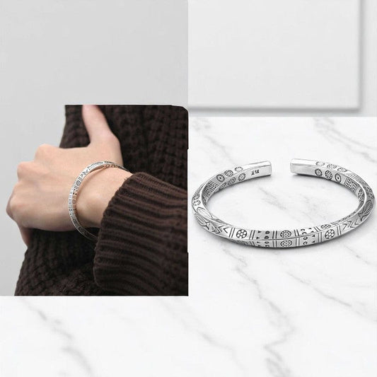Tribal Design Kada Bracelet | Premium Alloy - For Men | Includes: Bracelet