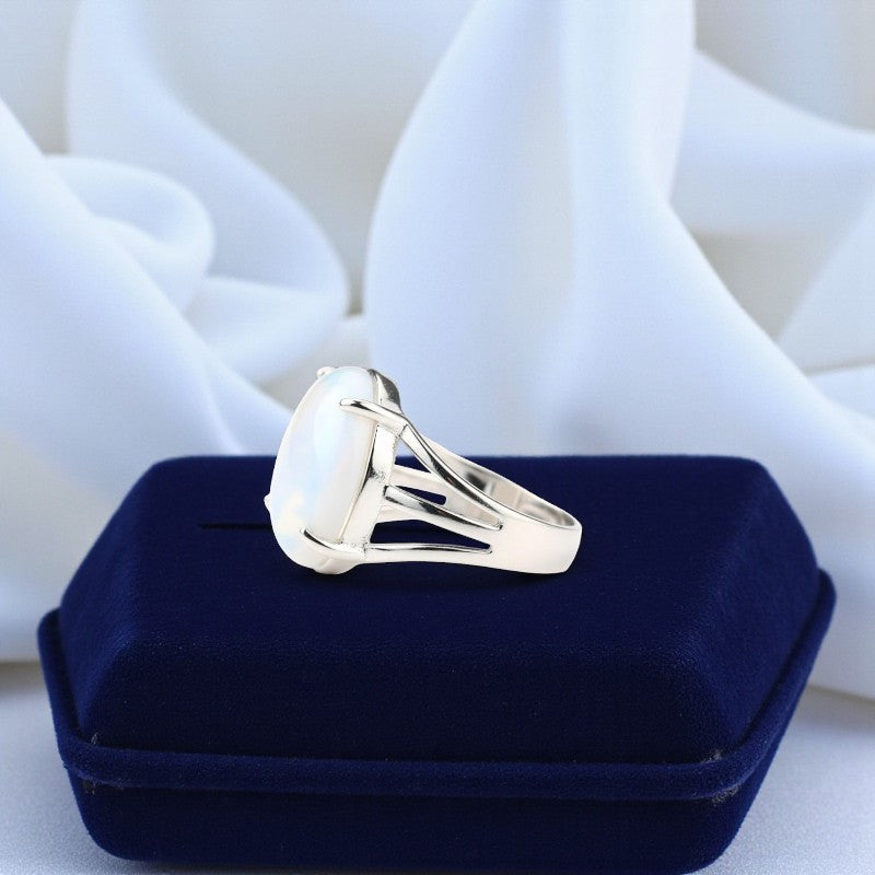 Inspiration Bezel Ring Flexi Size | Syn. Opal – For Men | Includes: Ring